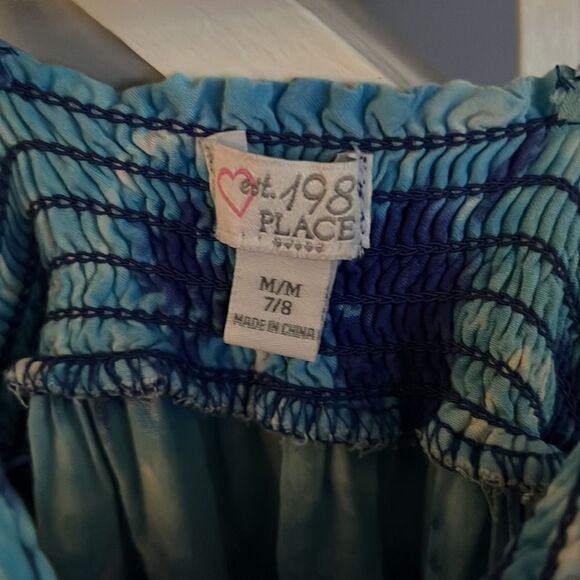 🍭4/$20 Children’s Place Tie Dye High Low Sleeveless Maxi Dress - Medium 7/8 - Picture 3 of 7